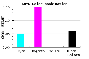 #E4CCF0 color CMYK mixer
