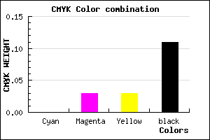 #E4DEDE color CMYK mixer
