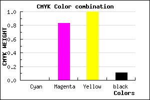 #E42600 color CMYK mixer