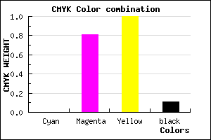 #E42B00 color CMYK mixer