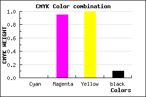 #E50B00 color CMYK mixer