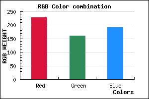 rgb background color #E5A0C0 mixer