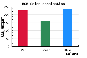 rgb background color #E5A0EC mixer