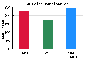 rgb background color #E5ACF2 mixer