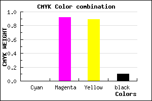 #E5121A color CMYK mixer