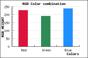 rgb background color #E5BFEF mixer