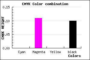 #E5CBE4 color CMYK mixer