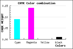 #E5D8FC color CMYK mixer