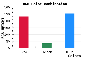 rgb background color #E524FB mixer