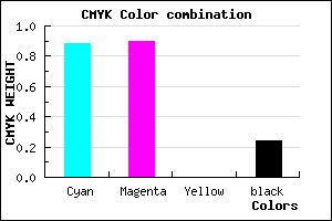 #1713C3 color CMYK mixer