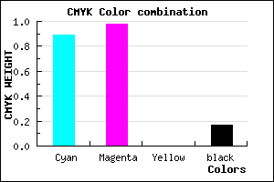 #1704D3 color CMYK mixer