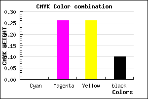 #E6AAAA color CMYK mixer
