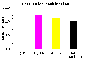 #E6CACD color CMYK mixer