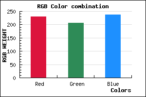 rgb background color #E6CFED mixer