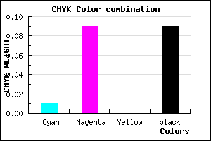 #E6D3E9 color CMYK mixer