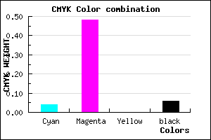 #E77EF0 color CMYK mixer