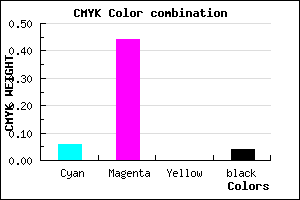 #E789F5 color CMYK mixer