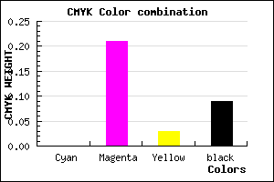 #E7B7E1 color CMYK mixer