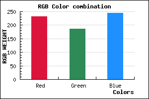 rgb background color #E7BBF5 mixer
