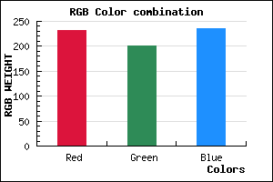 rgb background color #E7C8EC mixer