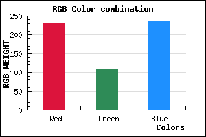 rgb background color #E86BEB mixer