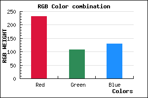 rgb background color #E86C81 mixer