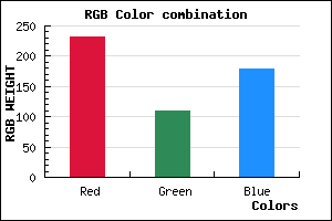 rgb background color #E86EB3 mixer
