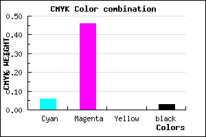 #E886F8 color CMYK mixer
