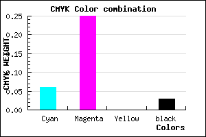 #E8B9F7 color CMYK mixer
