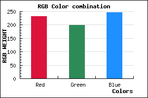rgb background color #E8C6F6 mixer