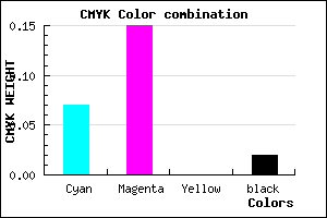 #E8D3F9 color CMYK mixer