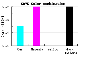 #E8E2F0 color CMYK mixer