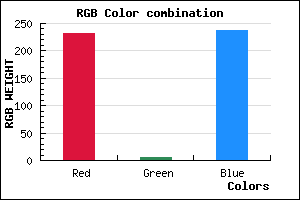 rgb background color #E805ED mixer