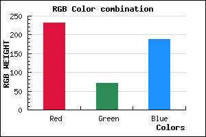 rgb background color #E848BC mixer