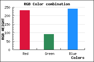 rgb background color #E85BF1 mixer