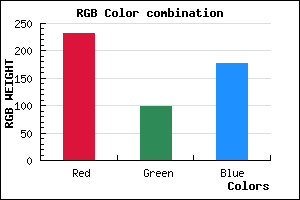 rgb background color #E863B1 mixer