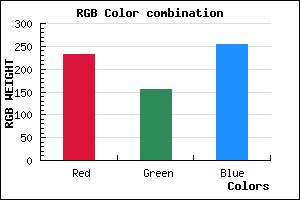 rgb background color #E99BFD mixer