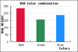 rgb background color #E99CBB mixer