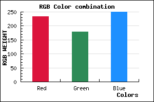 rgb background color #E9B2FA mixer