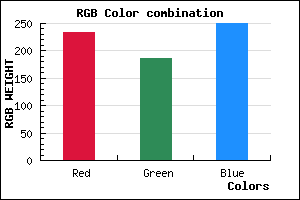 rgb background color #E9BBFA mixer