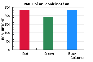 rgb background color #E9BFE8 mixer