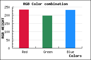 rgb background color #E9C5E8 mixer
