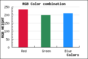 rgb background color #E9C7D1 mixer