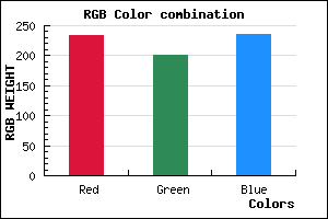 rgb background color #E9C8EC mixer