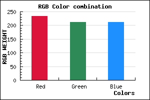 rgb background color #E9D3D3 mixer