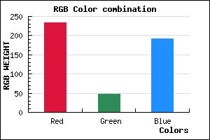 rgb background color #E92FC0 mixer