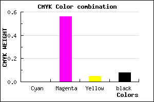 #EA66DE color CMYK mixer