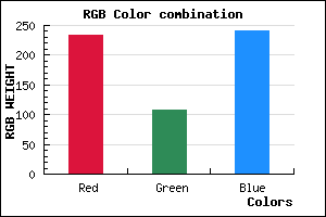 rgb background color #EA6BF1 mixer
