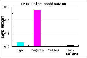 #EA70FA color CMYK mixer