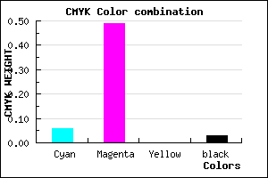 #EA7EF8 color CMYK mixer